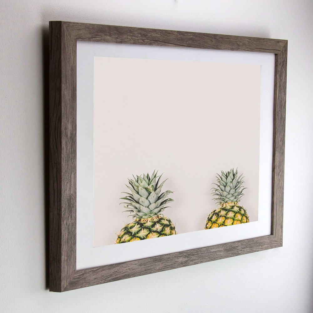 Bonito Slimline Puzzle & Poster Frame 30 x 80 cm, Applewood Decor, Clear Acrylic Glazing
