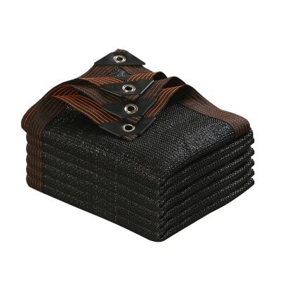 ASDQWER 90% Black Shade Cloth, Breathable, Reinforced Grommet Edges, 1 × 5 m