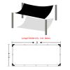 ASDQWER 90% Black Shade Cloth, Breathable, Reinforced Grommet Edges, 1 × 5 m view 3