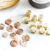 KKDIY Mini English Alphabet Wax Seal Head, Metal Flame Color, Wedding Invitation Envelope Sealing Stamp, 12 mm-P-010 view 3