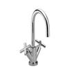 Dornbracht TARA Single-Hole Basin Faucet with Waste Set, 135 mm Projection, Brushed Brass view 3