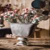 Modern Silver Aluminum Decorative Vase, 42 cm view 3
