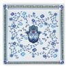Aviv Judaica Porcelain Passover Seder Square Matzo Plate, 10 in, Hamsa Design by Jessica Sporn view 1