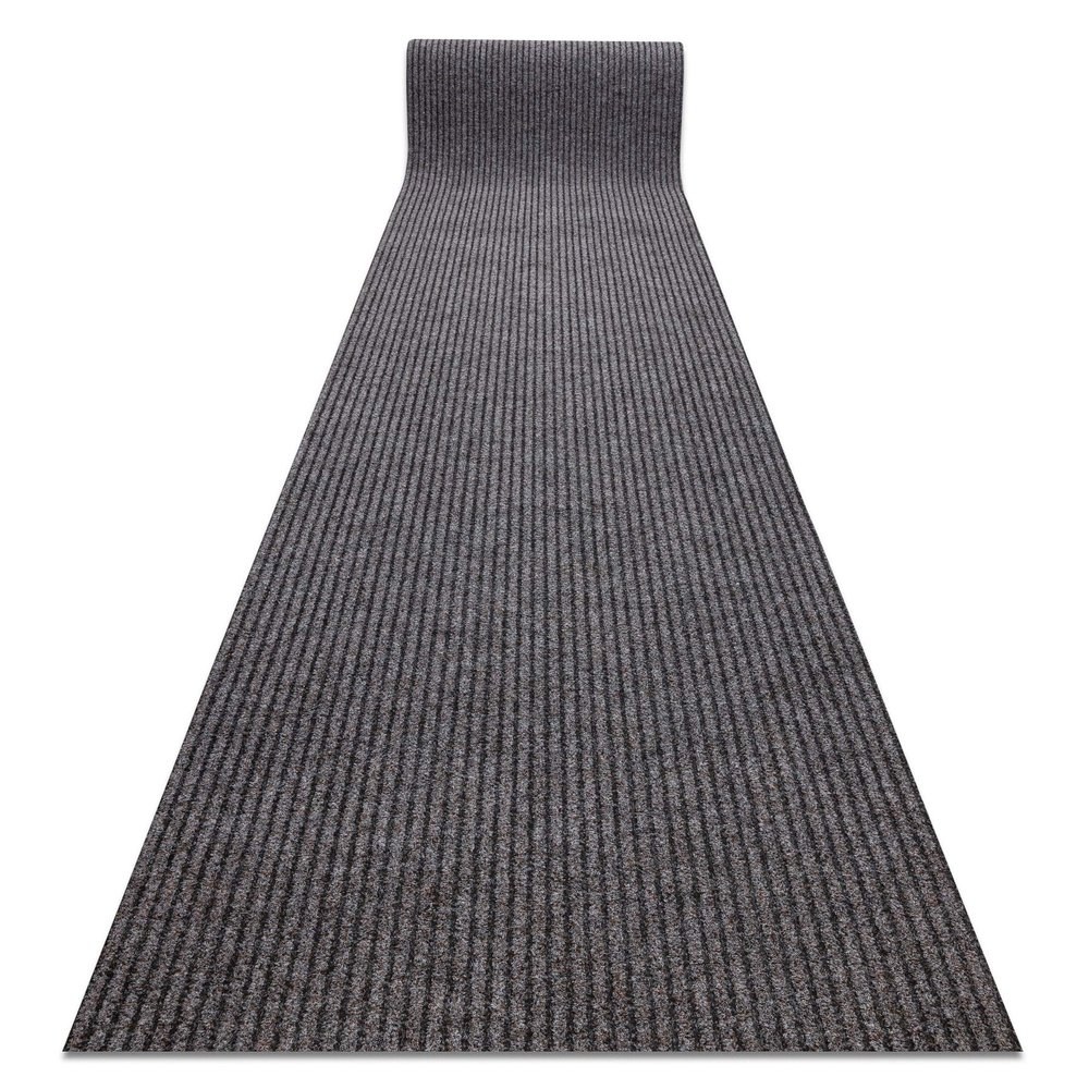 rugsx Gin 1206 Doormat, Non-Slip, Indoor & Outdoor, Light Brown, 120 x 950 cm