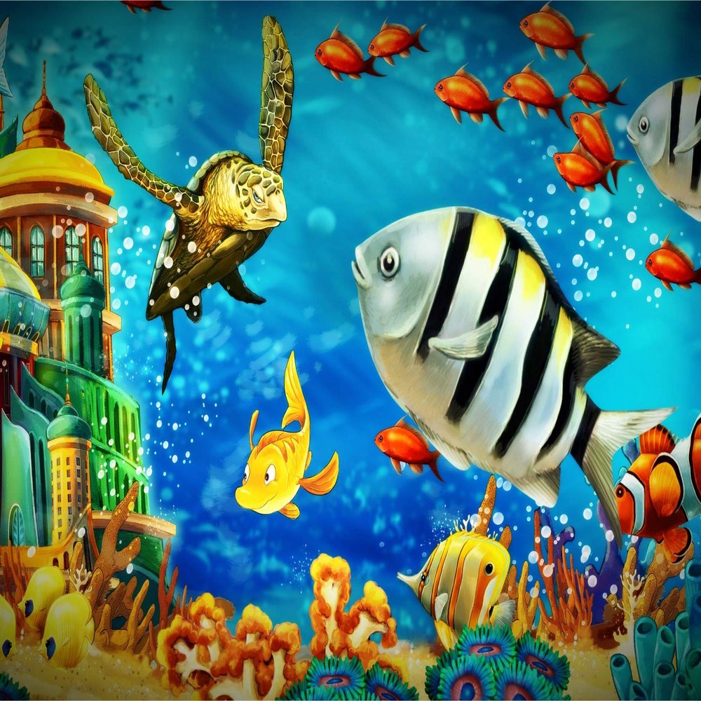 Muralo Self-Adhesive Wallpaper, Nature, Ocean, Sea, Water, XXL - 416 x 254 cm
