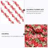 EXCEART Red Floral Lace Trim Ribbon for Sewing, Crafts, Scrapbooking, Weddings, Hair Accessories and Décor view 2