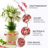 EXCEART Red Floral Lace Trim Ribbon for Sewing, Crafts, Scrapbooking, Weddings, Hair Accessories and Décor view 3