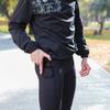 Joma Elite VIII Long Tights, Black, 101925.100.XS view 3