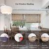 XRDSHY Bamboo Roller Blind, Bamboo Sun Shade, Outdoor Retro Wind-Resistant Blind with Fittings, Wooden Blind for Windows and Doors, 130 x 175 cm (51 x 69 in) view 4
