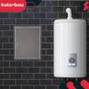 KOTARBAU Inspection Hatch, 25 x 30 cm, Drywall, Lock + 2 Keys, Stainless Steel, Silver view 2