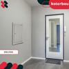 KOTARBAU Inspection Hatch, 25 x 30 cm, Drywall, Lock + 2 Keys, Stainless Steel, Silver view 4