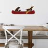 Wood Wall Decor, Dogs in a Canoe, Lake Scene view 4