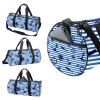 LAZEN Anchor Control Wheel Spyglass Travel Duffle Bag view 3