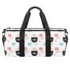 LAZEN Pretty Cat Pattern Sports Gym Duffle Tote Bag view 1