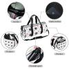 LAZEN Pretty Cat Pattern Sports Gym Duffle Tote Bag view 2