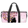 LAZEN Butterfly Pink Sports Gym Duffle Tote Bag for Men, Women & Girls view 1