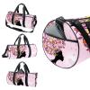 LAZEN Butterfly Pink Sports Gym Duffle Tote Bag for Men, Women & Girls view 3