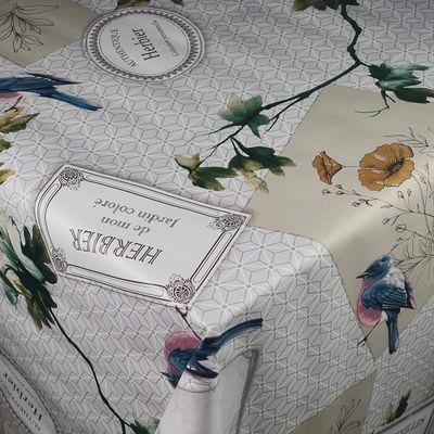 Amadeus Botany Rectangular Oilcloth Tablecloth, 130 x 470 cm
