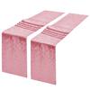 Pufogu Sequin Table Runner, 12 x 108 in, Light Pink, Glittery, for Weddings, Birthdays, Parties, Bridal Showers, Baby Showers, 2-Pack view 1