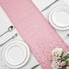 Pufogu Sequin Table Runner, 12 x 108 in, Light Pink, Glittery, for Weddings, Birthdays, Parties, Bridal Showers, Baby Showers, 2-Pack view 4