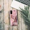 TULLUN Personalized Soft Gel Case for Samsung Galaxy A3 (2016) – Pink Gold Marble Initials and Name view 4