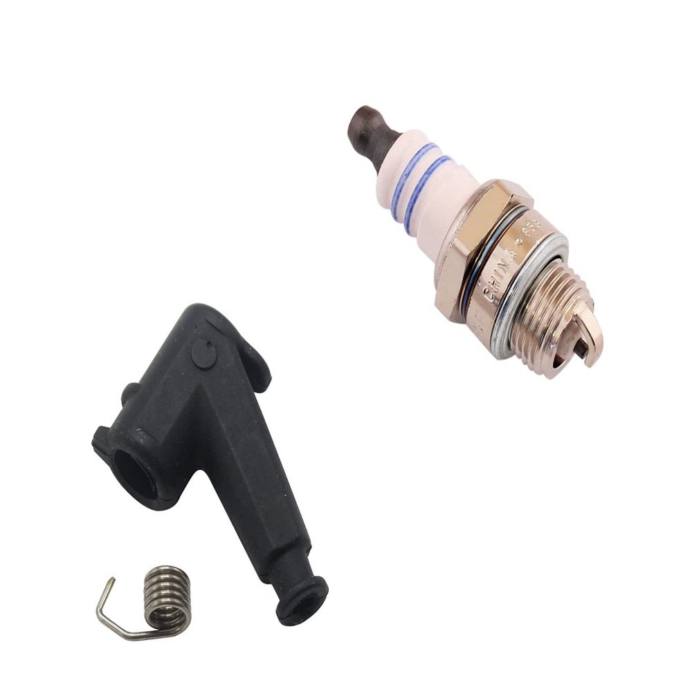 SECURA Spark Plug Boot + Spark Plug Compatible with Stihl MS291 Chainsaw