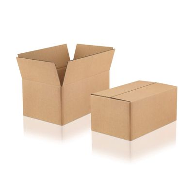 WPTrading - 60 Shipping Boxes, Double-Wall Corrugated Cardboard, 390 x 250 x 330 mm, Brown (No. 2W-2A)