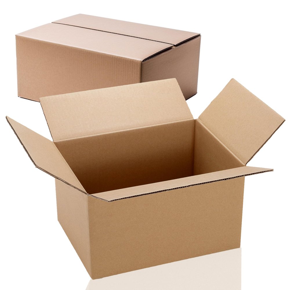 WPTrading 25 Single-Wall Shipping Boxes, 700 x 350 x 100 mm, Brown, No. 73