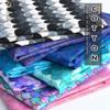 100% Cotton Fabric, Japanese Fish-Scale Gradient Print, Blue-Purple, 3 m view 2