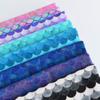100% Cotton Fabric, Japanese Fish-Scale Gradient Print, Blue-Purple, 3 m view 4