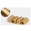 BOZONLI Brass Cone-Point Hex Socket Set Screws, M3 x 10 mm, 30-Pack view 3