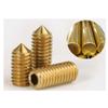 BOZONLI Brass Cone-Point Hex Socket Set Screws, M3 x 10 mm, 30-Pack view 4