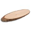 10x HOFMEISTER Unfinished Wooden Bark Board, Oval, 27.5 cm view 1