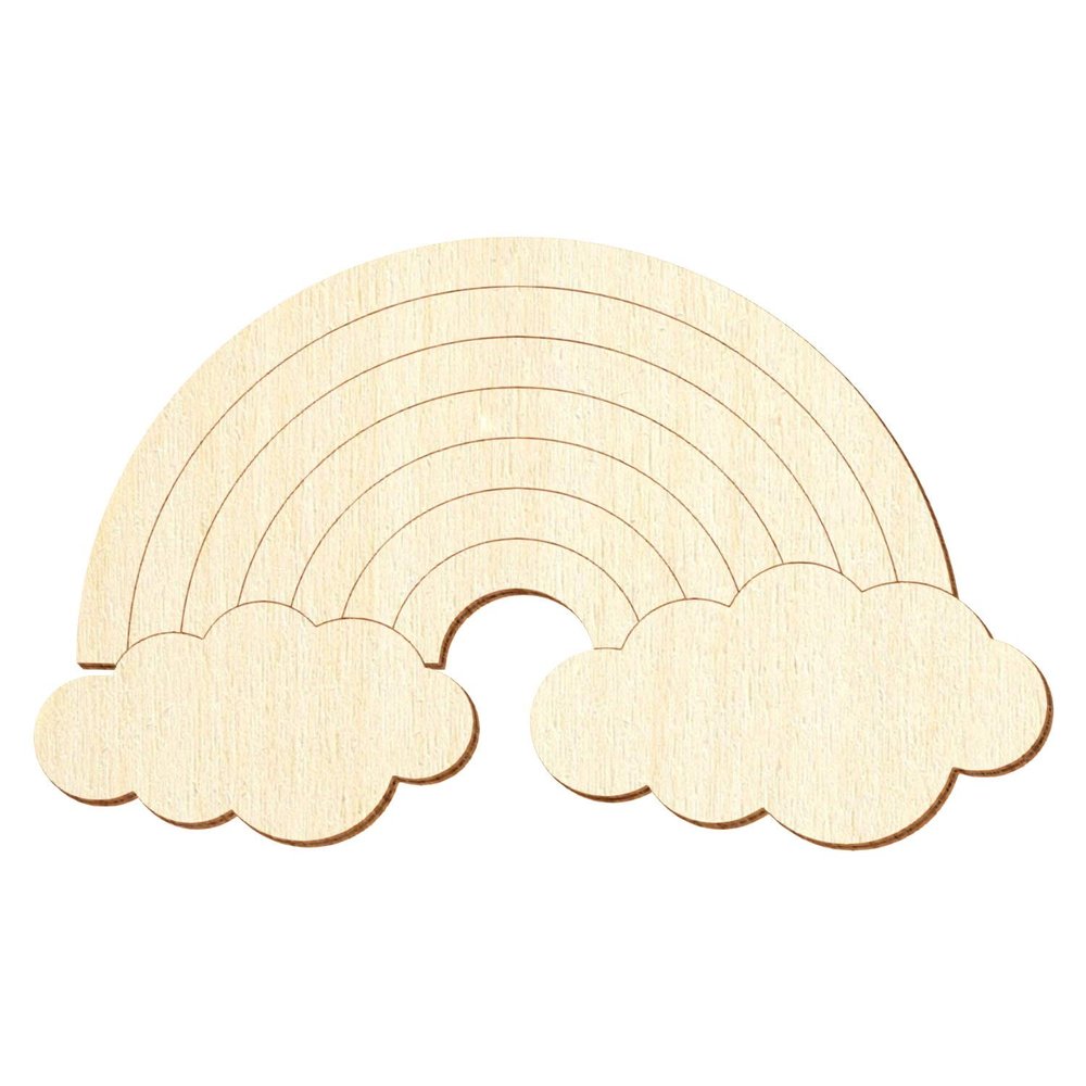 Wooden Rainbow V3, 23 cm Wide, 1 Piece