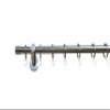 tilldekor Andrax Curtain Rod, Stainless Steel Look, 12 mm, 290 cm, Complete Set view 3