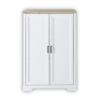 Stella Trading JASMIN Filing Cabinet, Light Pine/Artisan Oak Look, 2 Doors, 86 x 127 x 38 cm view 1