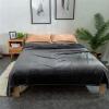DZYP Soft Flannel Fleece Blanket, Dark Gray, 150 x 200 cm view 2