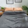 DZYP Soft Flannel Fleece Blanket, Dark Gray, 150 x 200 cm view 3