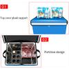MiduoHu Pizza Food Takeout Cooler Bag, Thickened Waterproof Car Delivery Box for Food Delivery by Car and Bicycle (Color: Blue, Size: 80L) view 3