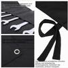 Black 16 oz Waxed Canvas Tool Roll for Metric and SAE Wrenches view 3