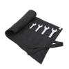 Black 16 oz Waxed Canvas Tool Roll for Metric and SAE Wrenches view 4