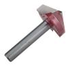 Pangocho Jinchao 1-Piece 90° V-Groove CNC Router Bit, Solid Carbide, 6 mm Shank, 6 × 16 mm view 4