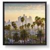 BilderKing Los Angeles Palm Tree Skyline Wall Art, 80 x 80 cm view 1