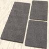Floordirekt Barcelona Shaggy Bedside Runner Set - 3-Piece - Curly Shaggy Look - Gray (W: 67 cm | L: 1 x 250 cm + 2 x 140 cm) view 4
