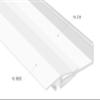 HEXIM Unequal-Leg PVC Angle Profile, White, 120 × 25 mm view 4