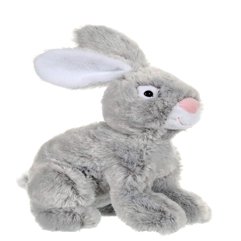 Gipsy Rabbit with Flame, 25 cm, Gray
