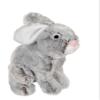 Gipsy Rabbit with Flame, 25 cm, Gray view 2