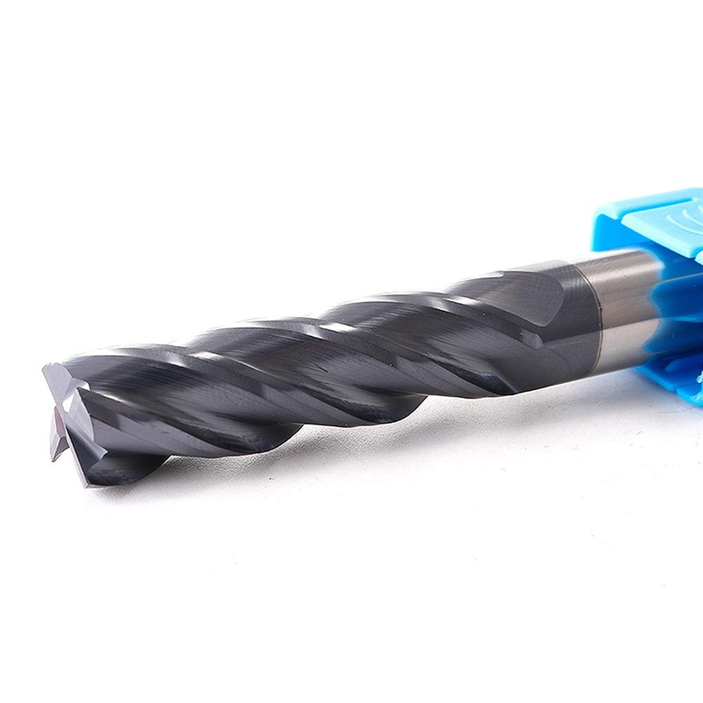 Pangocho Jinchao Tungsten Steel End Mill Router Bits, 1/2/3 mm, HRC50, 4 Flute, 5×6D×50L