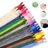 Temhyu Shuxiang #3 Invisible Nylon Coil Zippers, 10-Pack, 28–60 cm view 4