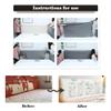 FANSU Geometric Print Headboard Cover, Black, 180 cm view 4